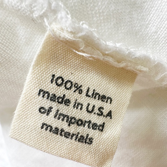 100% Linen white Tank. Size XS-S - Picture 4 of 5